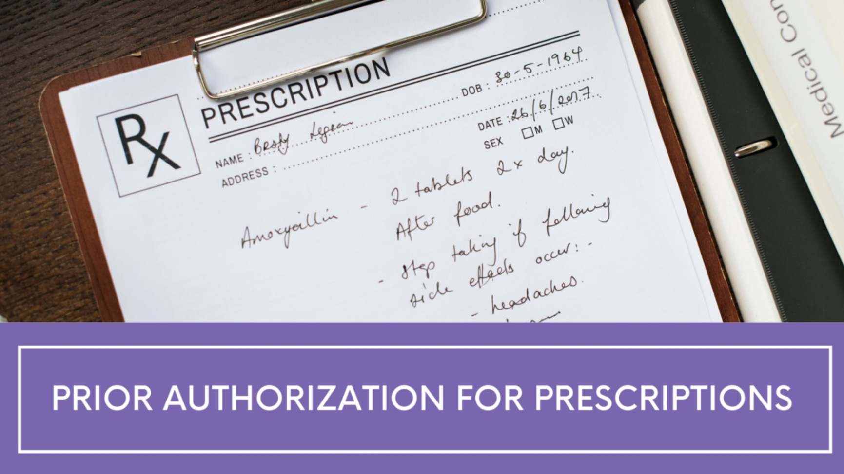 Prior Authorization for Prescriptions