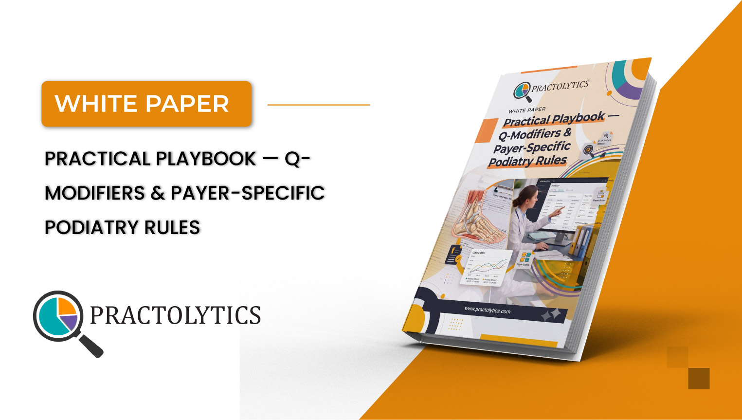 Q-modifiers & payer-specific podiatry rules